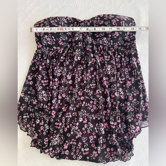 No Boundaries Juniors Mesh Tube Top, Size Large - Picture 3 of 9